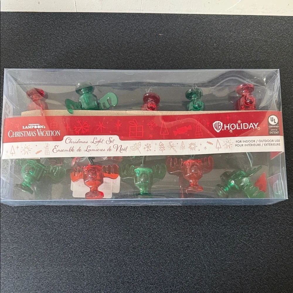 Kurt Geiger Red and Green Holiday String Lights